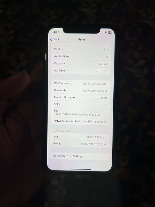 IPhone XR 128GB 5