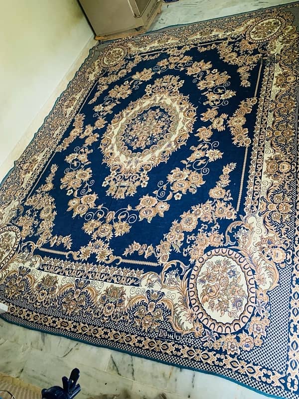 big size carpet in blue colour 1