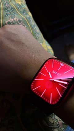 Apple Watch Series 9 45 mm product Red.