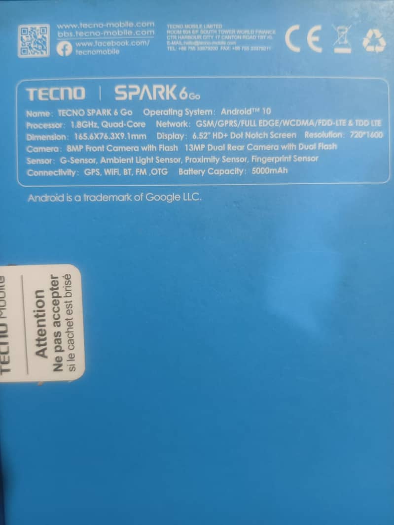 TECNO SPARK 6 GO 2