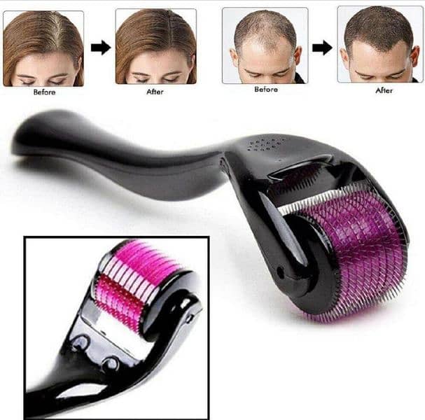 Derma roller 0.5 Mm hair & skin system 5