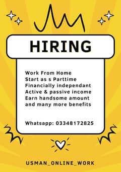 Online Job/Full-Time/Part Time/Home Base Job,  Girls Apply