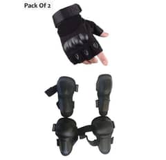 Half Fingered Gloves With Elbow & knee Pads[FREE DELIVERY]