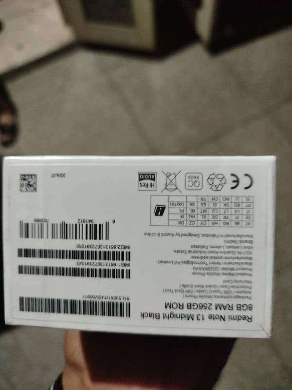 Redmi note 13 8 256 cell pack 2