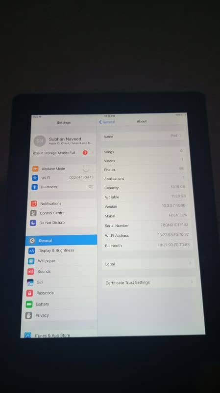 iPad 2 good condition good battery health 3