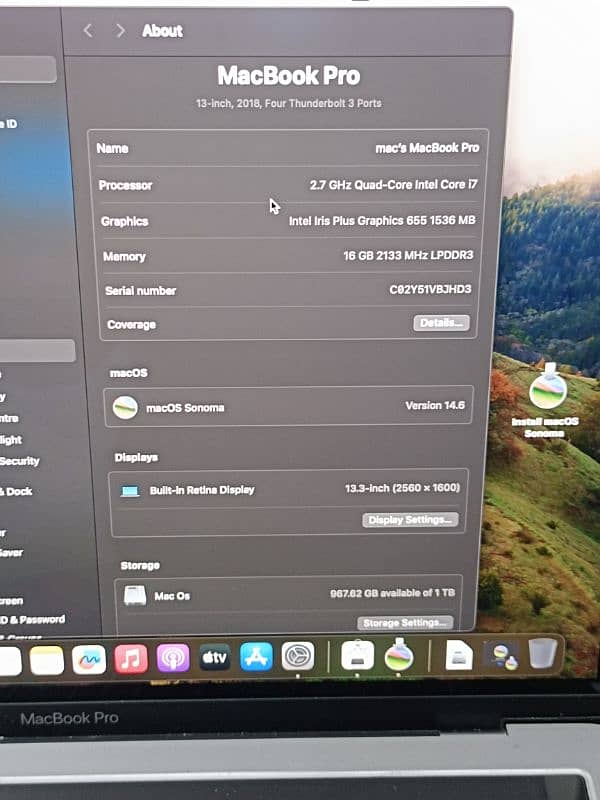 9 UNITS MACBOOK PRO 2018 CTO MODLE 13 TOUCHBAR I7 Q-C 16GB 512/1TB 3