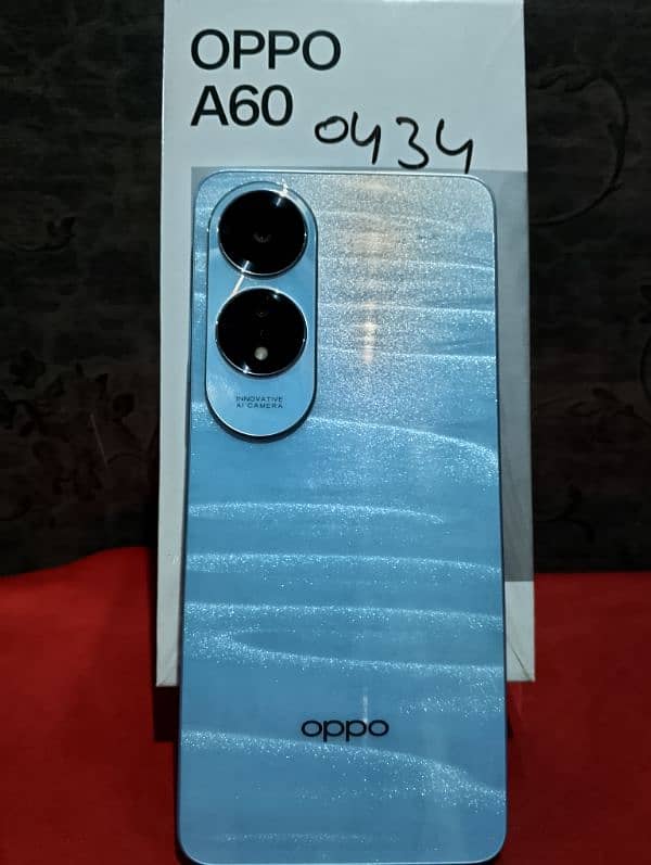 10by10 new abhi 1 week Howa ha Oppo. a60. Ram 8+8-Storige-256gb 1