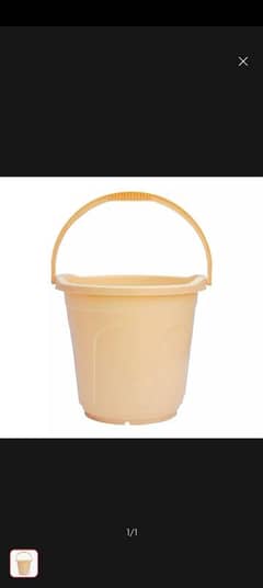 Two big size plastic bucket (Balti) no any damage and leaked