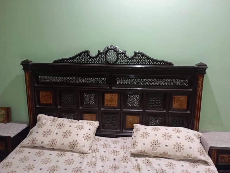 Wooden Bed without Mattress 0