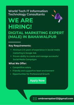 Digital Marketing Expert Male