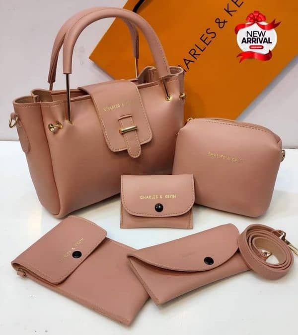 SYNTHETIC  Leather Handbag 1