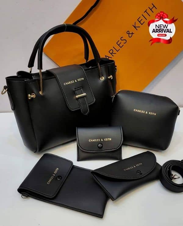 SYNTHETIC  Leather Handbag 2