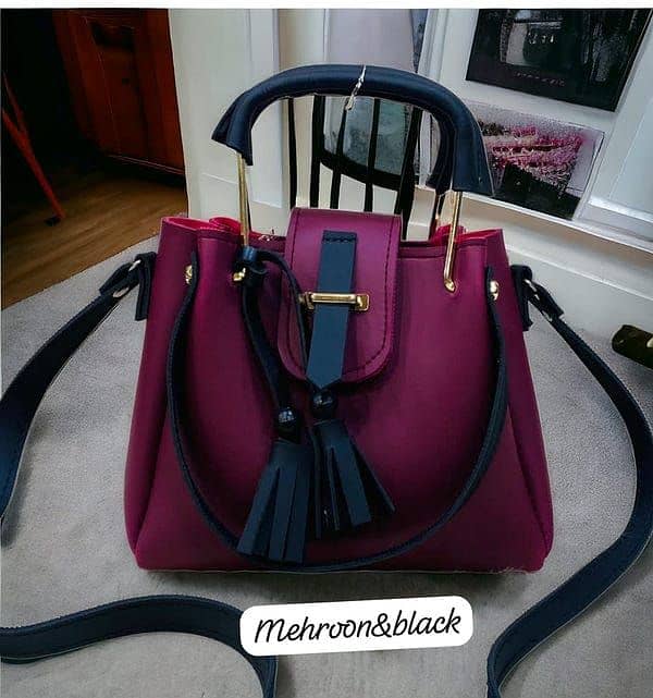 SYNTHETIC LEATHER HIGH QUALITY HANDBAG 5