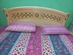 wooden Bed queen size