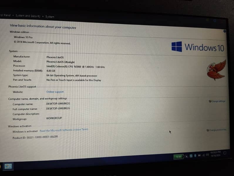 Dell 3180 Chromebook With 4Gb Ram + 16GB Rom , Windows 10 4