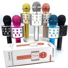 WS-858 Mic & Hifi Speaker, Bluetooth Karaoke Microphone, Best for Gift