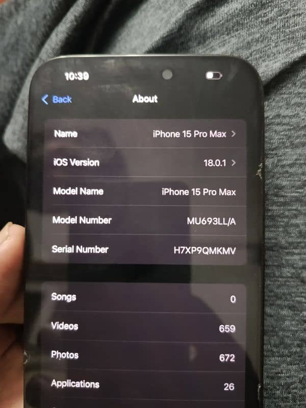 Iphone 15 Pro Max 256 GB JV 3