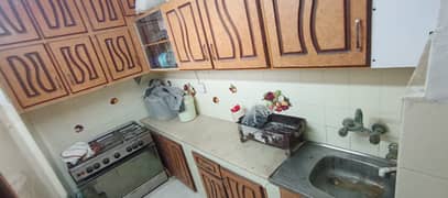 3 Rooms, Combined Drawing Dinning, 3rd Floor Marble Flooring Pure West Open,North Nazimabad