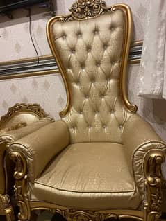 Italian king size Room 2 chairs with small table