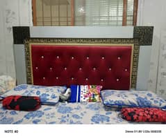 king size Double bed with Dressing Table Without Matters forsale