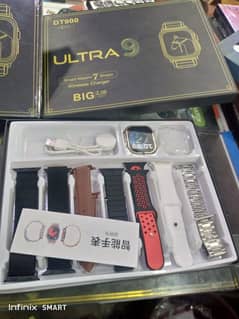 Smart watch ultra 9 (7 in 1 streps)