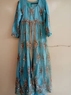 wedding formal wear maxi with dupatta.