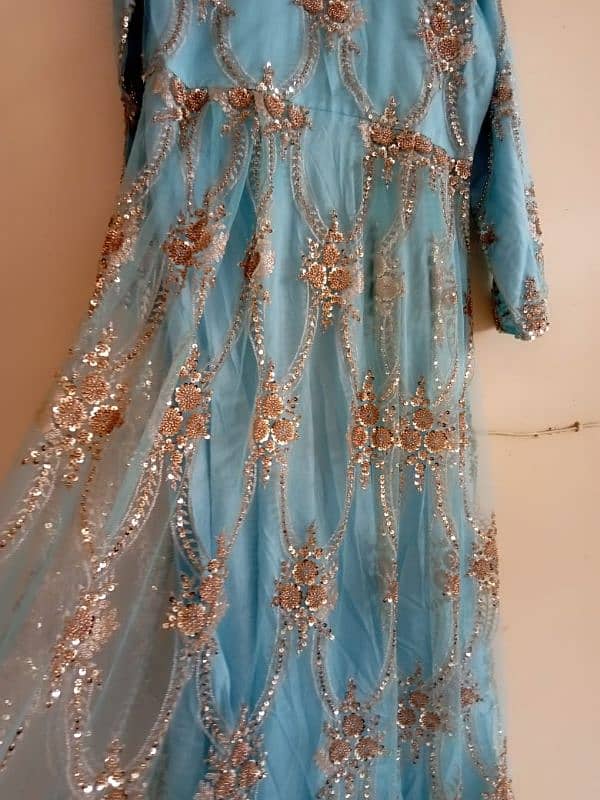 wedding formal wear maxi with dupatta. 2