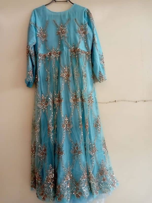 wedding formal wear maxi with dupatta. 3