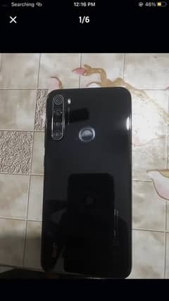 Redmi Not 8 . with Box  4/64 PTA approved