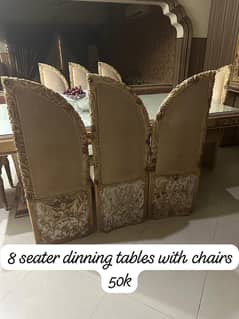 Luxury Wooden 8 Seater Dining Table