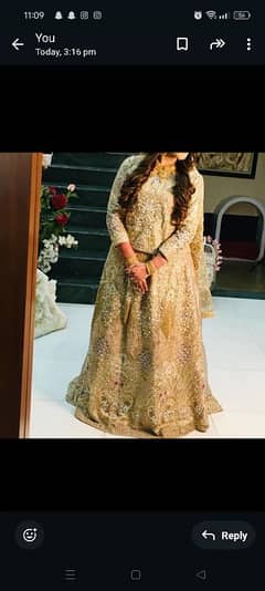 walima bridal lehnga