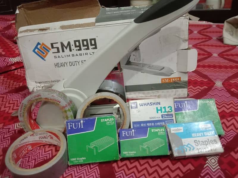 Stapler SM999 For Books Binding with different size of pin 4