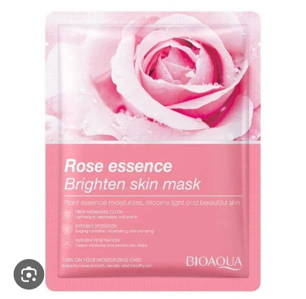 Bioaqua Rose essence sheet Mask 1