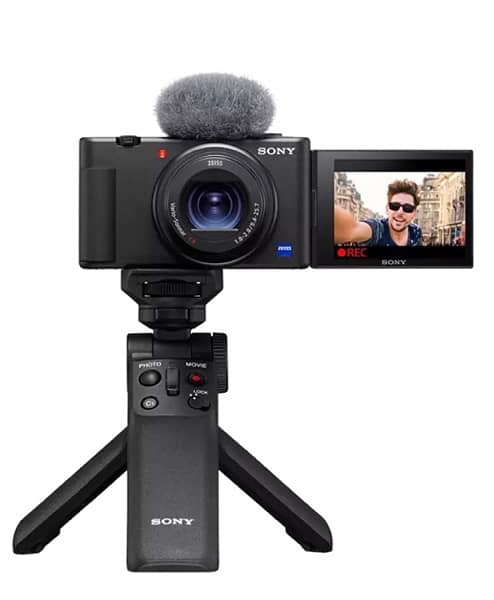 Sony ZV-1 With Sony GP-VPT1 Shooting Grip  . Vlog camera 1