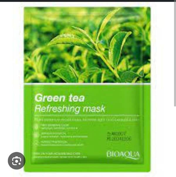 Bioaqua green tea mask 0