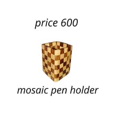 mosaic pen holder