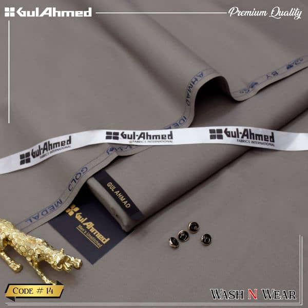 Gul Ahmed wash & wear suit 1