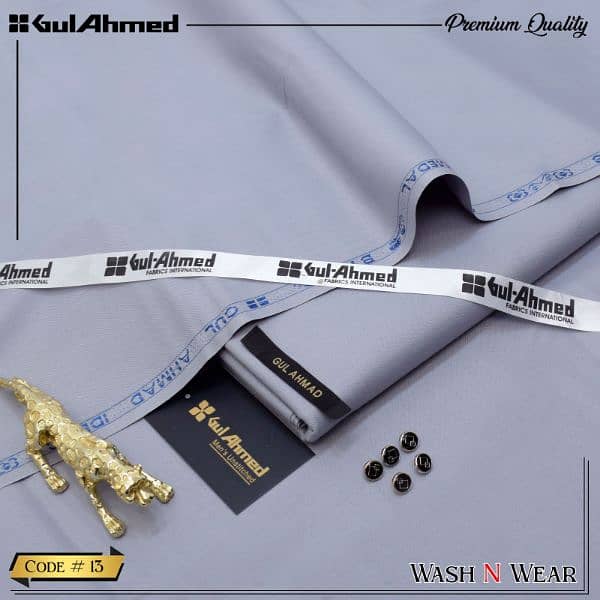 Gul Ahmed wash & wear suit 3