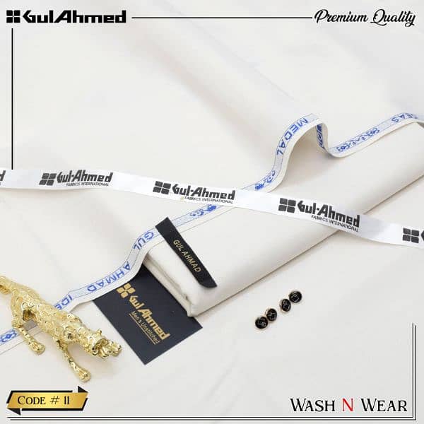 Gul Ahmed wash & wear suit 4