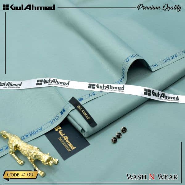 Gul Ahmed wash & wear suit 8