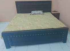 double bed with mattress for sale