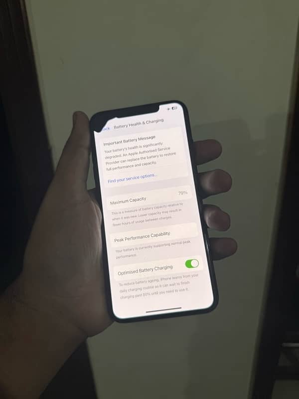 iPhone Xsmax 64 GB jv minor dot 7