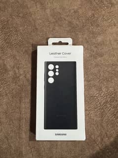 Samsung S22 Ultra Official  Leather Case Black New