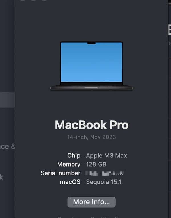 Macbook Pro M3 Max 14in Maxed Out 1