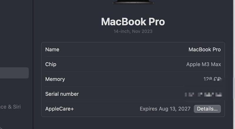 Macbook Pro M3 Max 14in Maxed Out 2