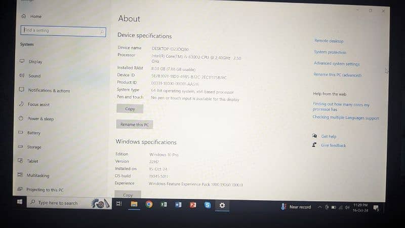 I'm selling my laptop 6th generation core i5 8gb ram 8