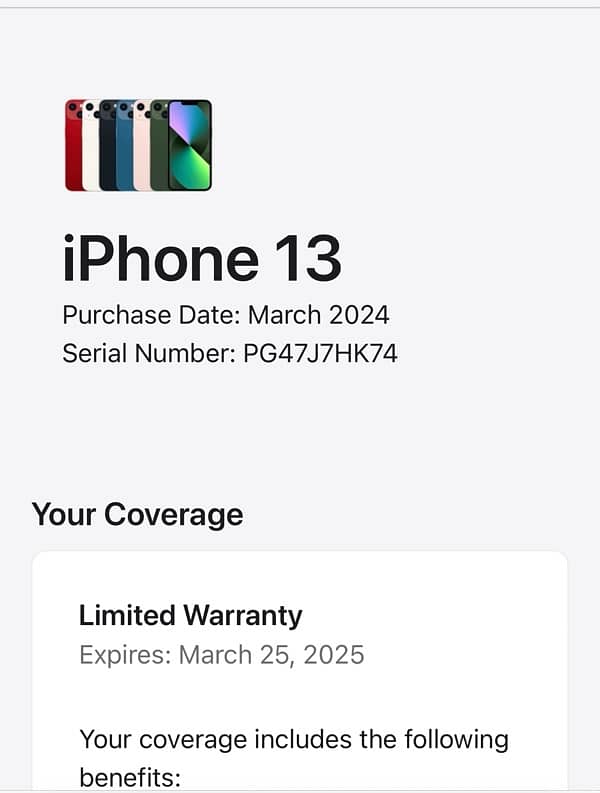 Iphone 13 jv  128gn non pta non active 4month sim wirking 2