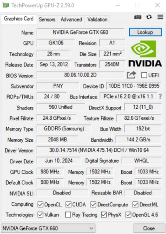 Gaming Pc Desktop Computer, Intel i5 4th gen/ gtx 660/ 16 gb ram 15