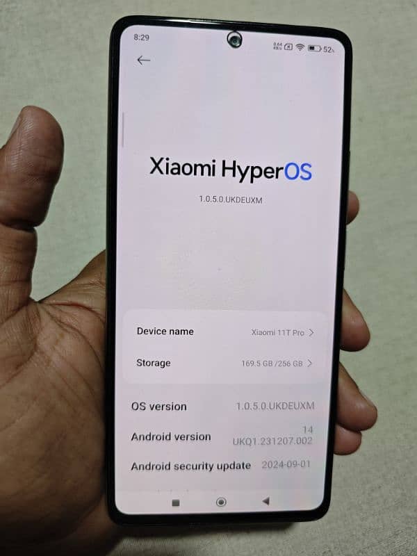 Xiaomi 11t pro 5g (12+8) ram (256) 6