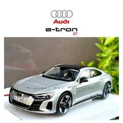 Audi Etron GT silver 1/18 Scale